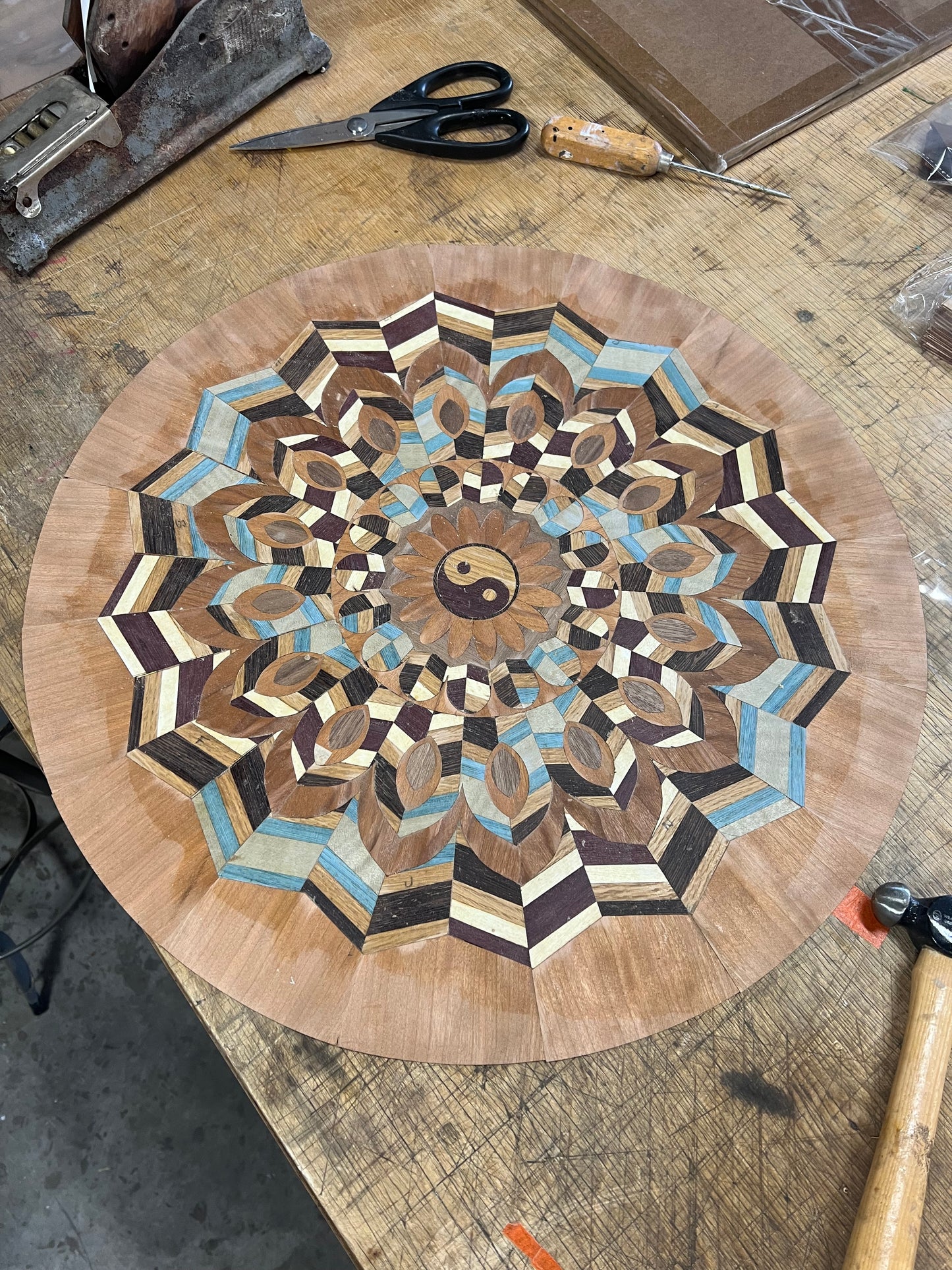 Trippy Medallion Inlay 20"