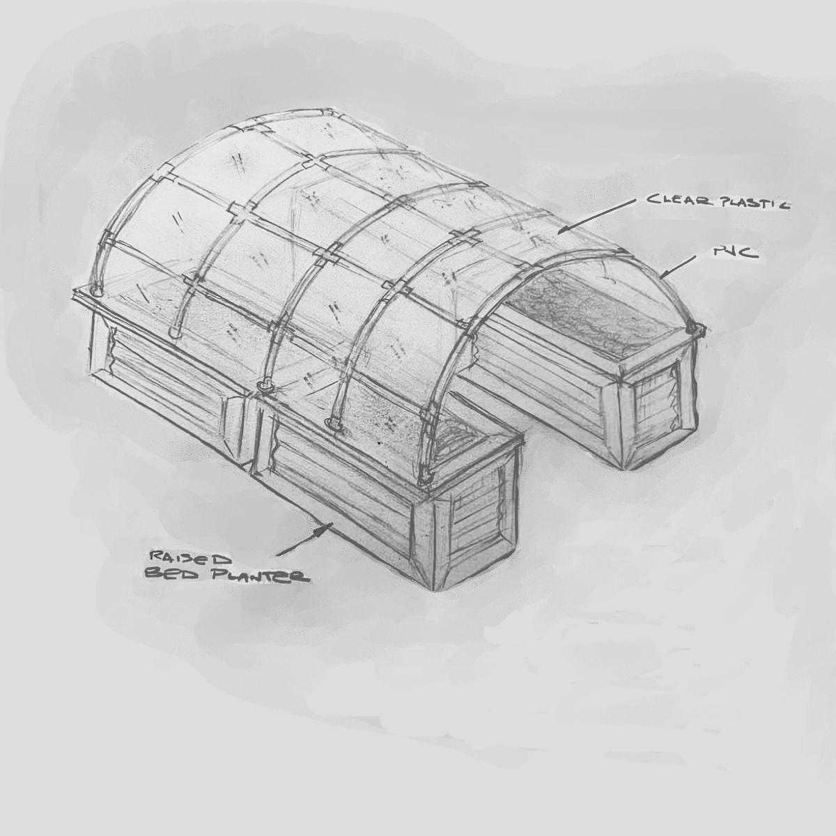 Planter Greenhouse Kit