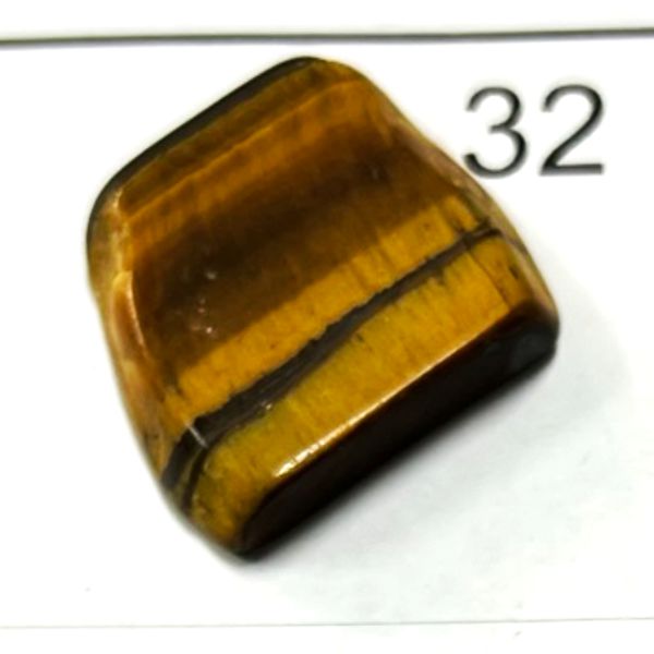 Tiger's Eye Chips. Tumbled and polished. 1401-32