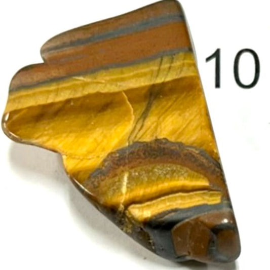 Tiger's Eye Chips. Tumbled and polished. 1401-10