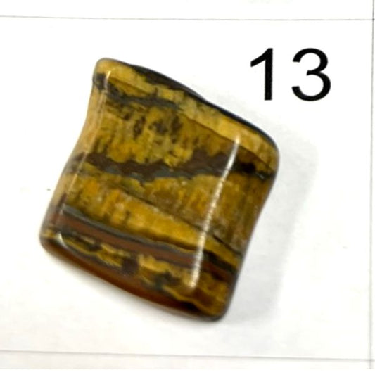 Tiger's Eye Chips. Tumbled and polished. 1401-13
