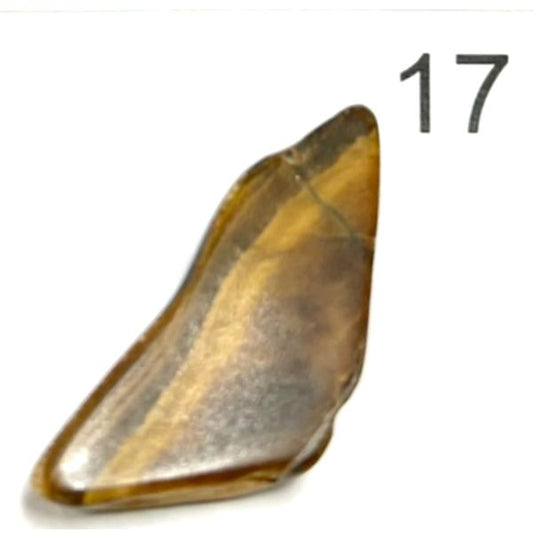 Tiger's Eye Chips. Tumbled and polished. 1401-17