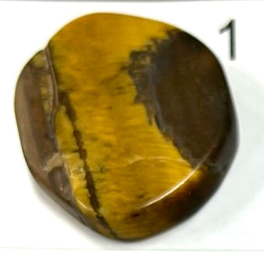 Tiger's Eye Chips. Tumbled and polished. 1401-1