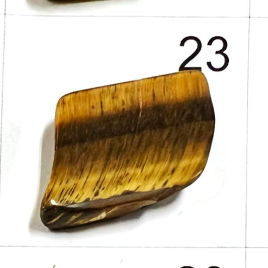 Tiger's Eye Chips. Tumbled and polished. 1401-23