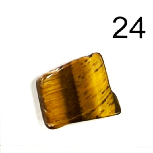 Tiger's Eye Chips. Tumbled and polished. 1401-24