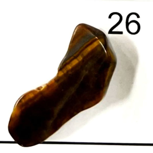 Tiger's Eye Chips. Tumbled and polished. 1401-26