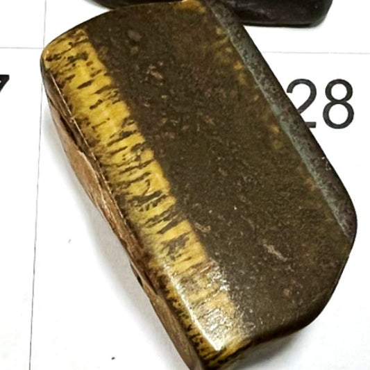 Tiger's Eye Chips. Tumbled and polished. 1401-28