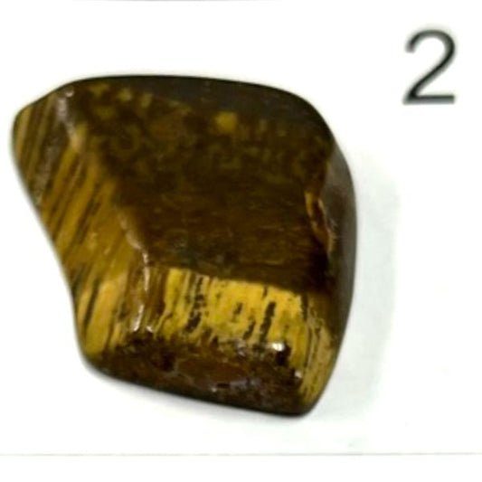 Tiger's Eye Chips. Tumbled and polished. 1401-2