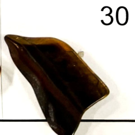Tiger's Eye Chips. Tumbled and polished. 1401-30