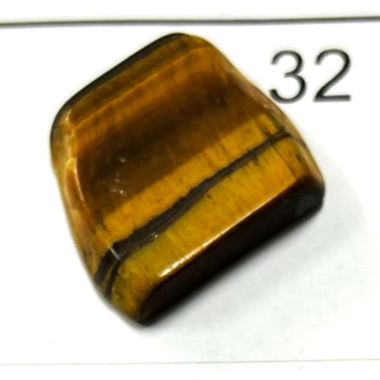 Tiger's Eye Chips. Tumbled and polished. 1401-32