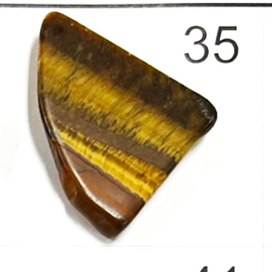 Tiger's Eye Chips. Tumbled and polished. 1401-35