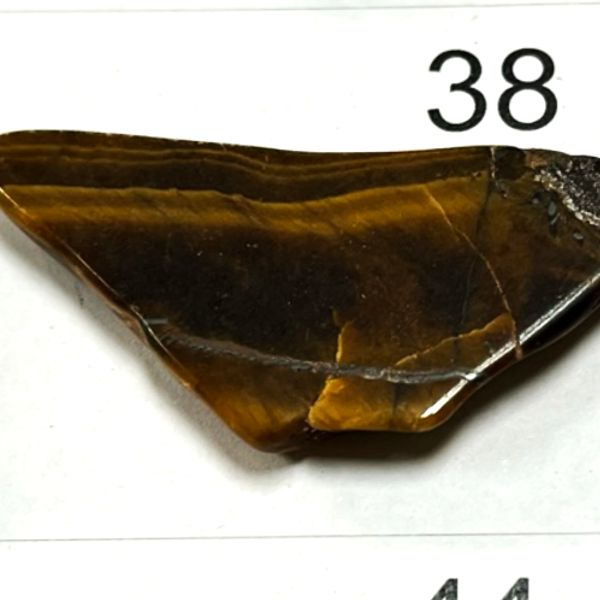 Tiger's Eye Chips. Tumbled and polished. 1401-38