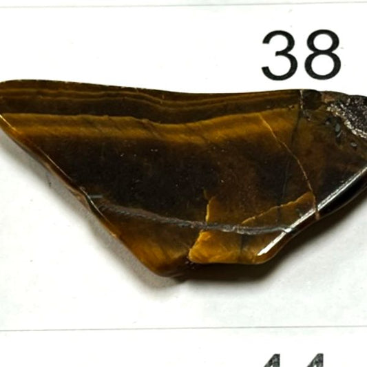 Tiger's Eye Chips. Tumbled and polished. 1401-38