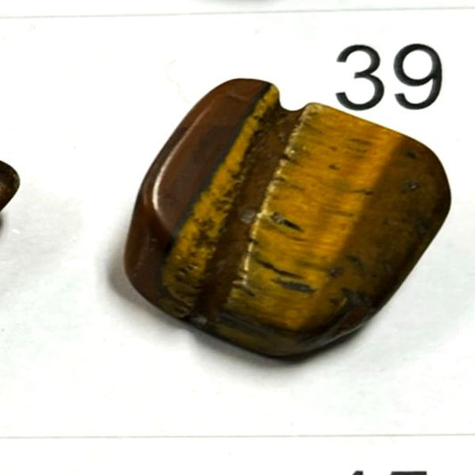 Tiger's Eye Chips. Tumbled and polished. 1401-39