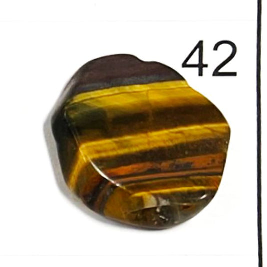 Tiger's Eye Chips. Tumbled and polished. 1401-42
