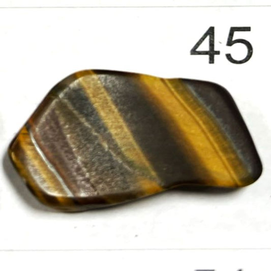 Tiger's Eye Chips. Tumbled and polished. 1401-45