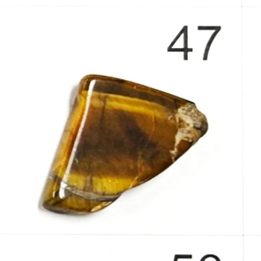 Tiger's Eye Chips. Tumbled and polished. 1401-47