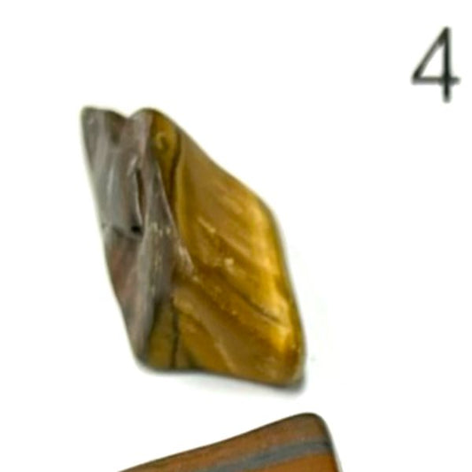 Tiger's Eye Chips. Tumbled and polished. 1401-4