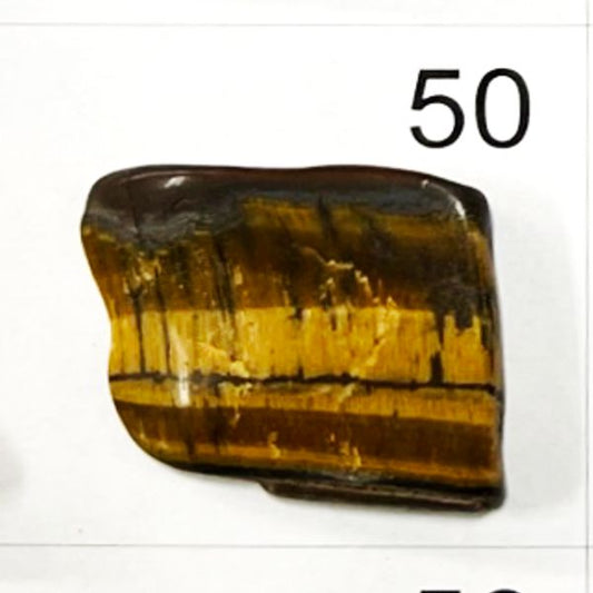 Tiger's Eye Chips. Tumbled and polished. 1401-50