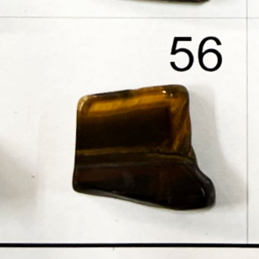 Tiger's Eye Chips. Tumbled and polished. 1401-56