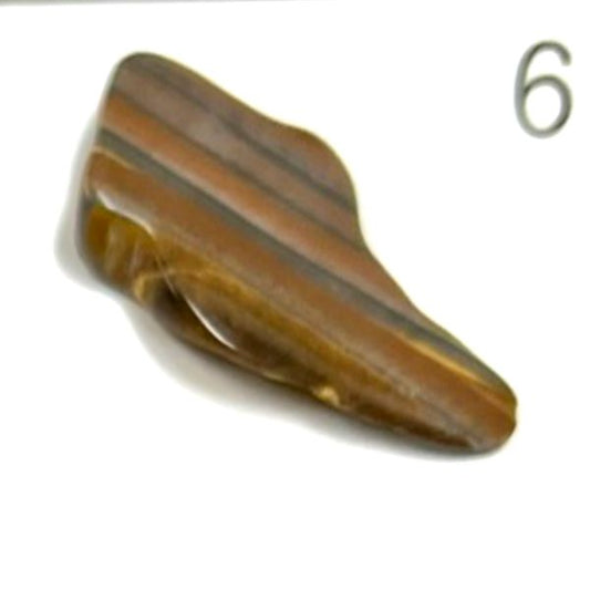 Tiger's Eye Chips. Tumbled and polished. 1401-6