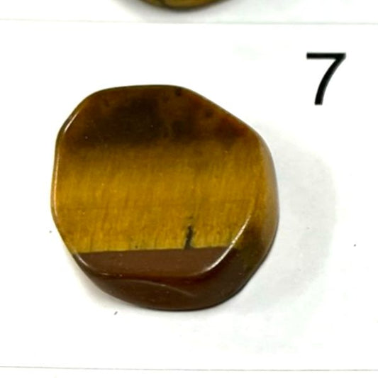 Tiger's Eye Chips. Tumbled and polished. 1401-7
